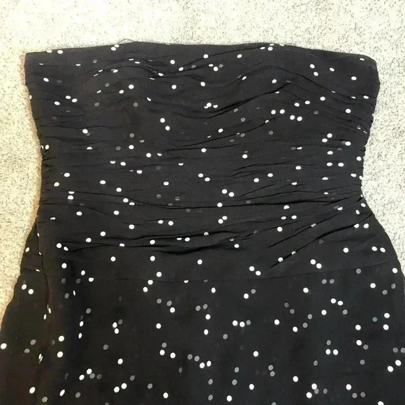 Kay Unger Polka Dot Silk Dress - Picture 4 of 11